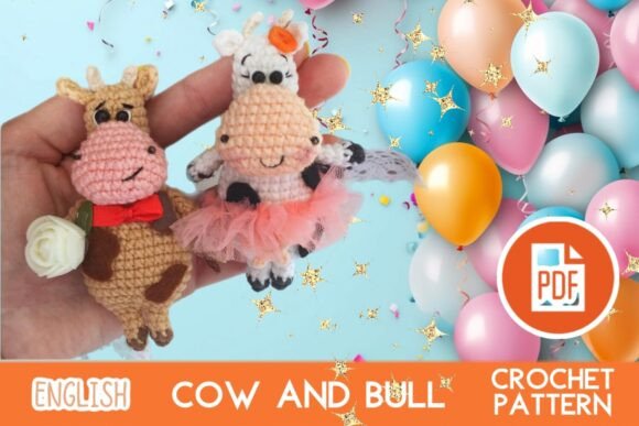 Crochet Cow Pattern Pdf / Amigurumi
