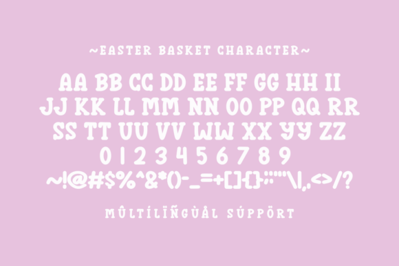 Easter Basket Font - Preview 1