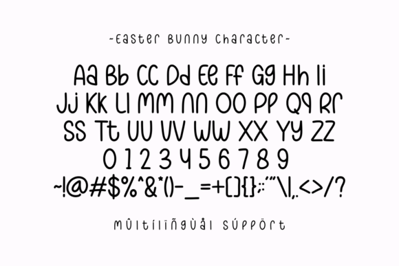 Easter Bunny Font - Preview 1