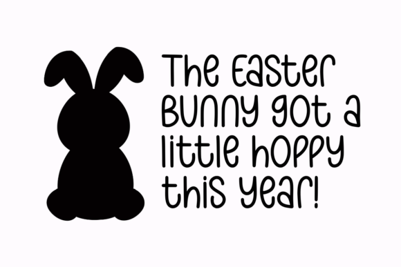 Easter Bunny Font - Preview 2