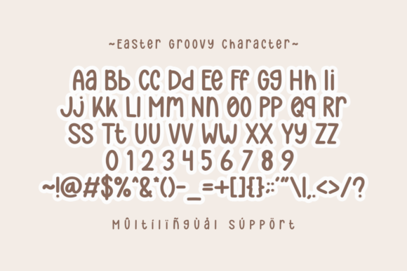 Easter Groovy Font - Preview 1