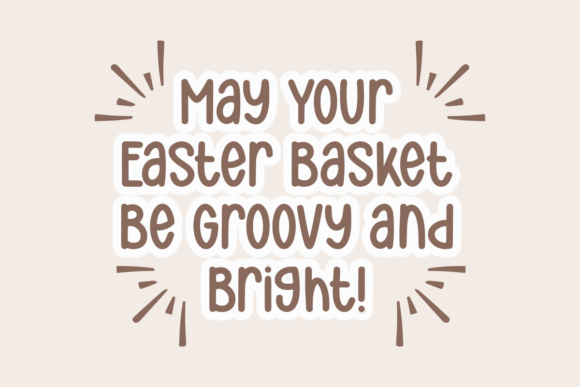 Easter Groovy Font - Preview 2