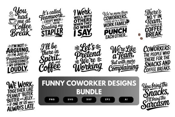 Funny Coworker SVG Bundle