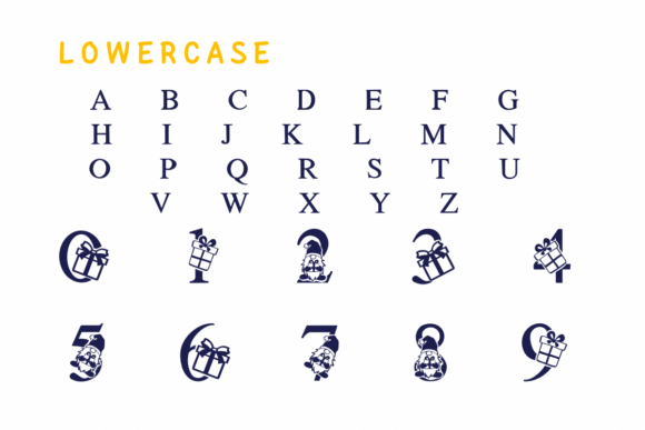 Gnome Birthday Font - Preview 2