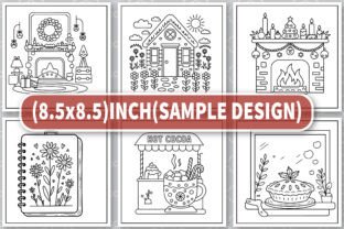 Hygge Place Bold and Easy Coloring Book Graphic by Creative Art Drawing ...