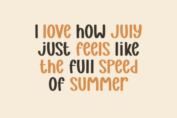 July Notes Font PNG with transparent background - Preview 2