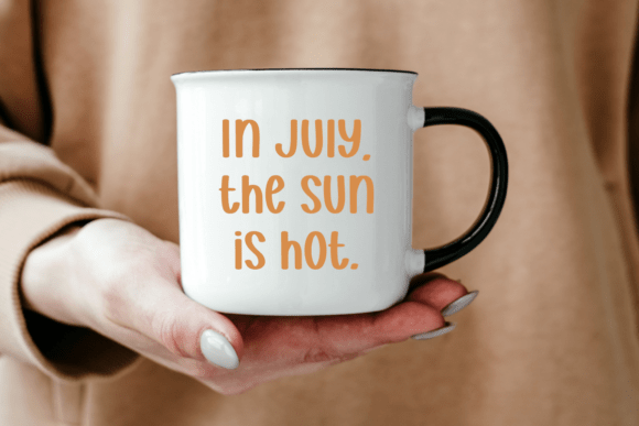 July Notes Font PNG with transparent background - Preview 5