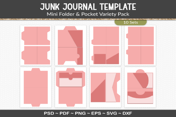 Junk Journal Folder Templates