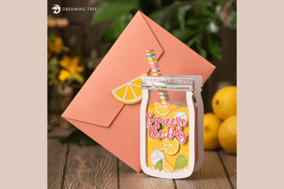 Lemonade Shaker Card SVG