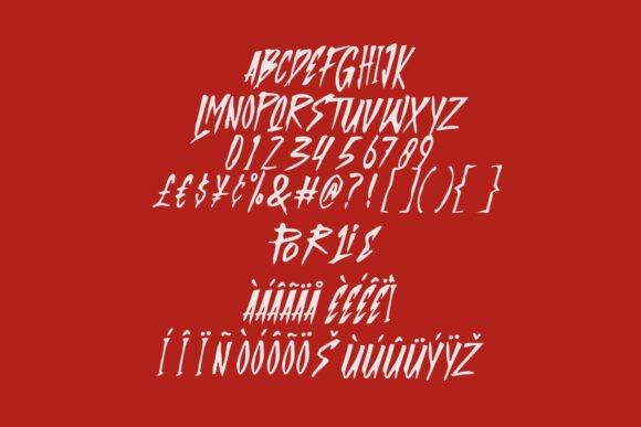 Lipoli Policer Font PNG with transparent background - Preview 6