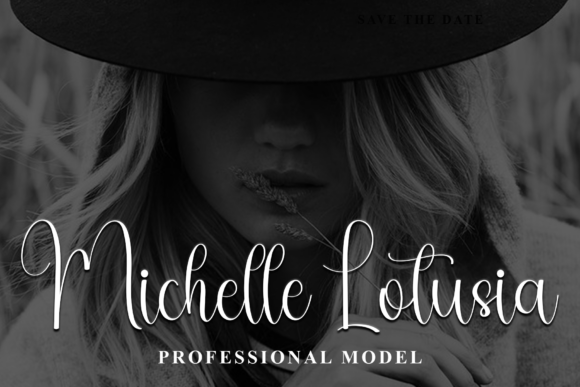Magnolia Samantha Font PNG with transparent background - Preview 1