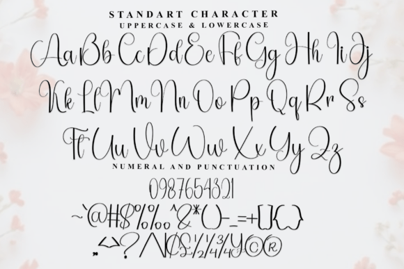 Magnolia Samantha Font PNG with transparent background - Preview 4