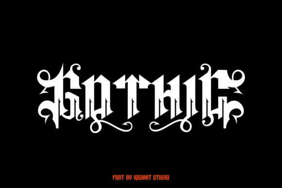 Megas Blemor Font PNG with transparent background - Preview 2