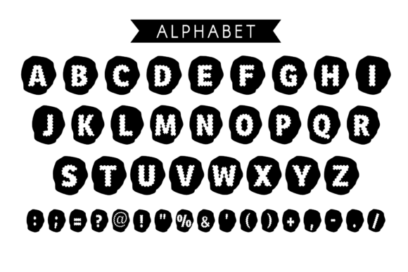 Mom Retro Font PNG with transparent background - Preview 2