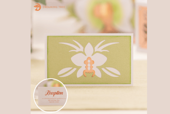 Orchid Information Card SVG