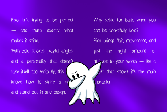 Pixo Font PNG with transparent background - Preview 4