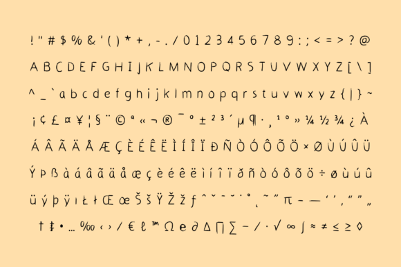 Pixo Font PNG with transparent background - Preview 5