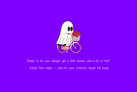 Pixo Font PNG with transparent background - Preview 6