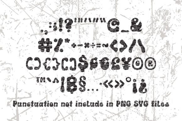 Retro Vibe Font PNG with transparent background - Preview 2