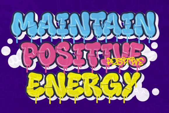 Rift Punk Font PNG with transparent background - Preview 1