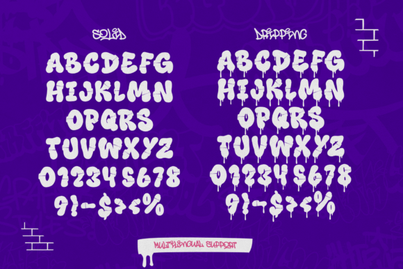 Rift Punk Font PNG with transparent background - Preview 6