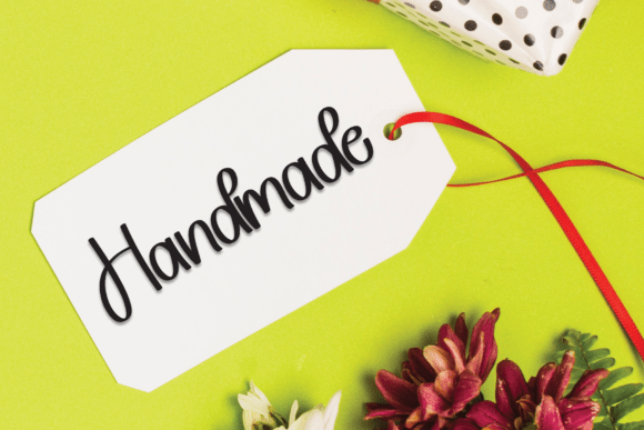 Rosemade Font PNG with transparent background - Preview 3