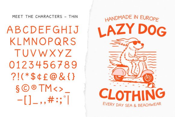Saltwater Shorelines Duo Font PNG with transparent background - Preview 4