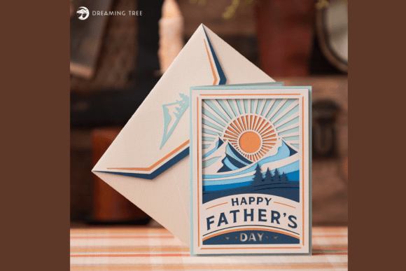 Summit Celebration Card SVG