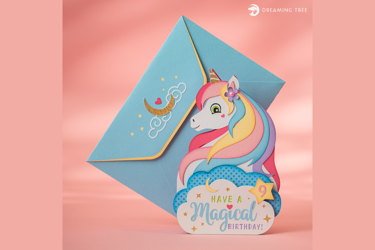 Unicorn Card SVG