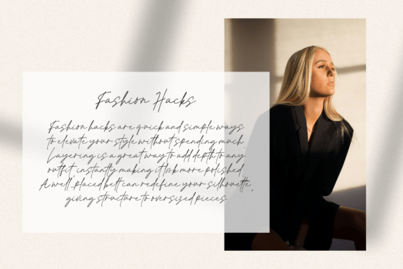 Amber Feather Font - Preview 5