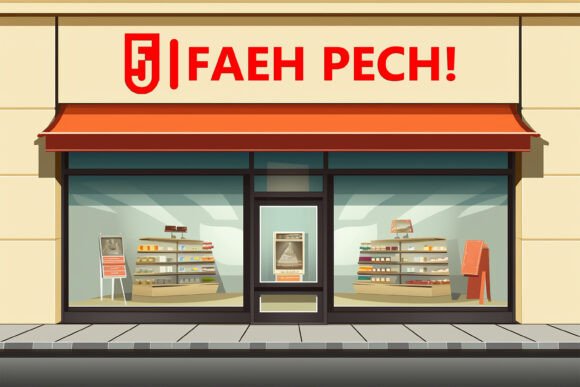 Bakery Front Mockup