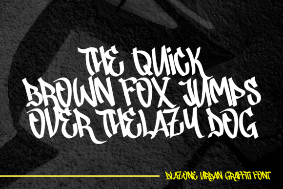 Blazone Font - Preview 5