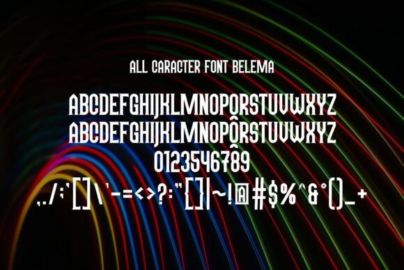 Claera Font PNG with transparent background - Preview 1