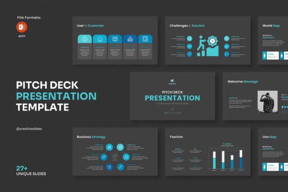 Dark - Pitch Deck Presentation Template