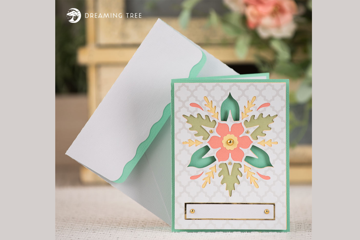 Floral Card SVG