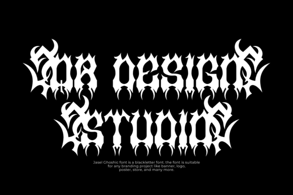 Jasel Ghoshic Font PNG with transparent background - Preview 3