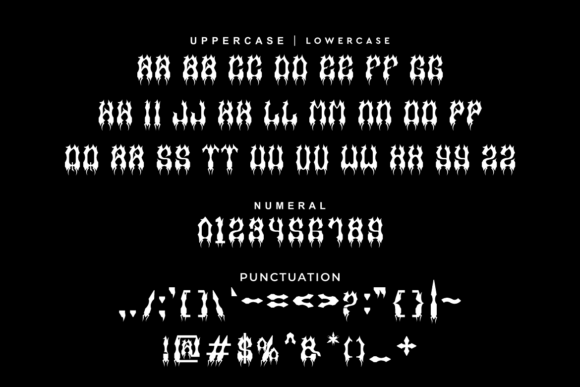 Jasel Ghoshic Font PNG with transparent background - Preview 5
