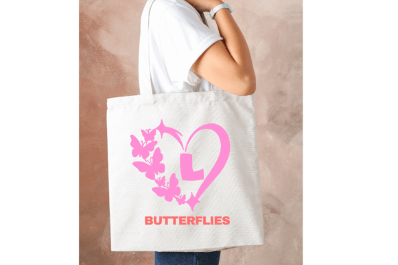 Love Butterflies Font PNG with transparent background - Preview 5