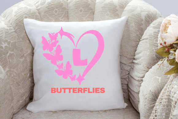 Love Butterflies Font PNG with transparent background - Preview 6