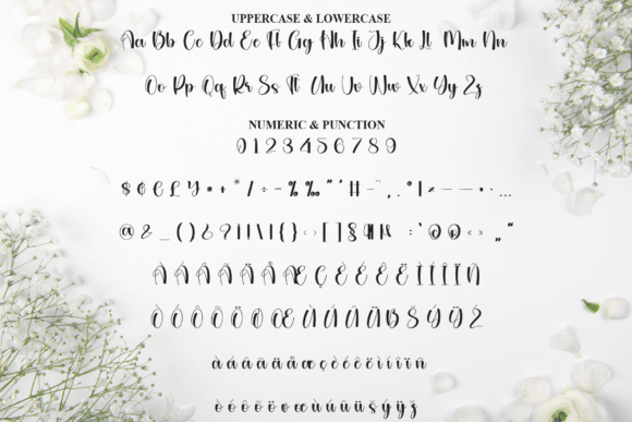 Peacky Font PNG with transparent background - Preview 6