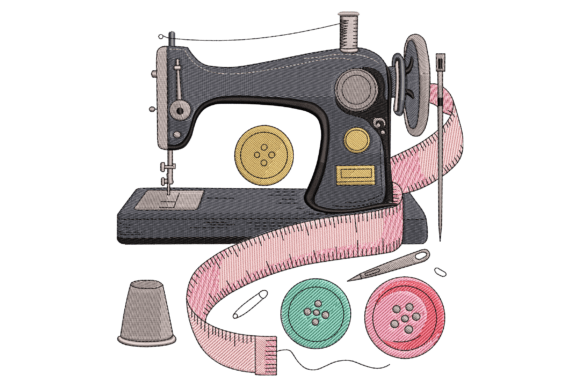 Sewing Machine and Tools