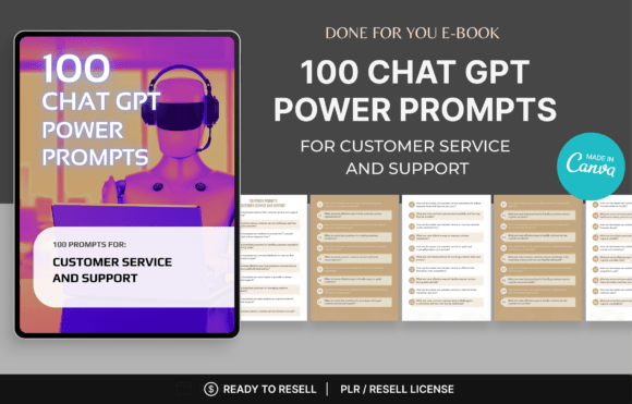 100 ChatGPT Prompts for Customer Service Graphic Marketing Templates By Makii