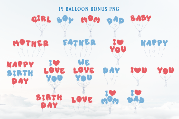 Balloon Font - Preview 3