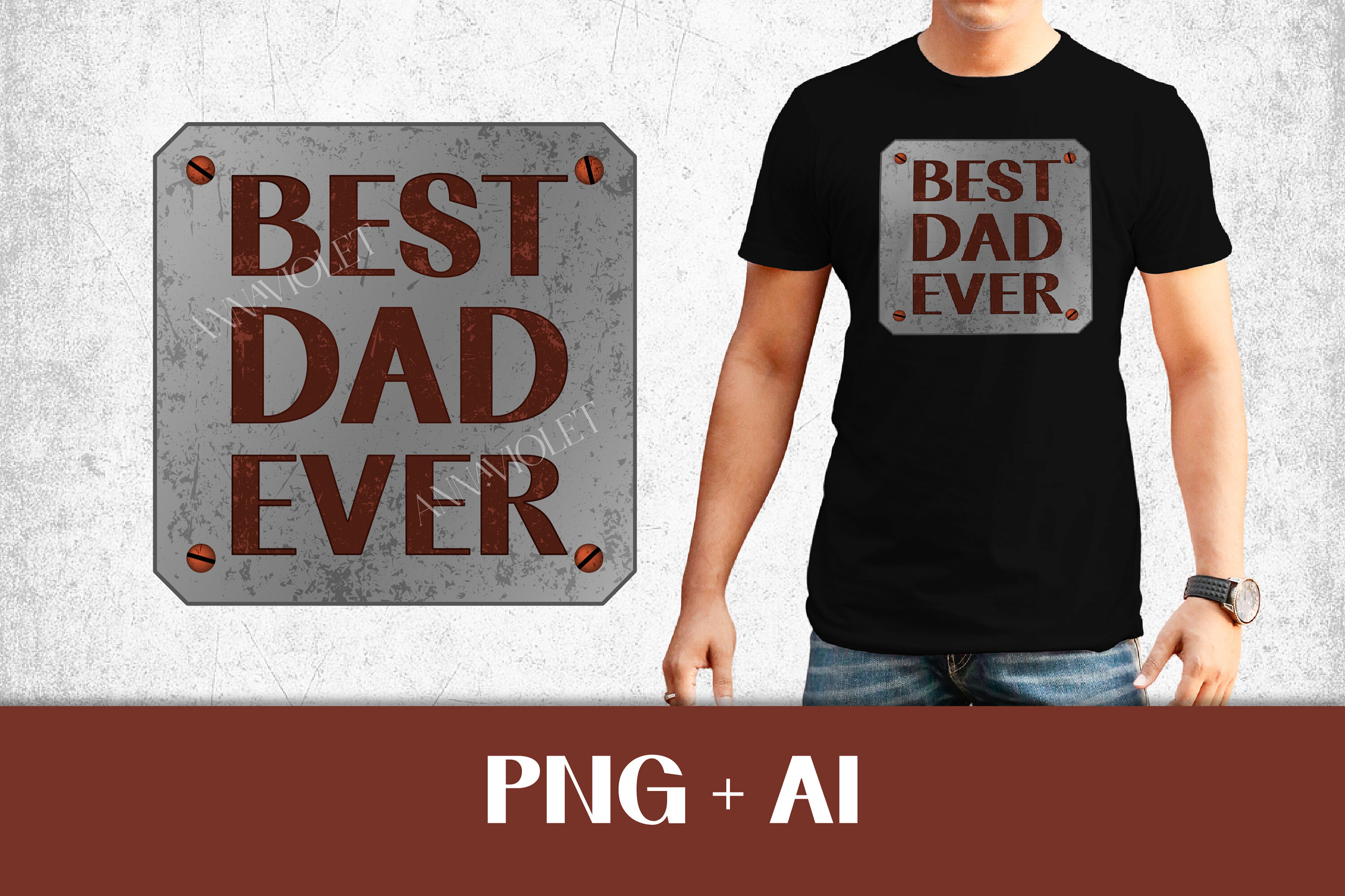 Best Dad Ever PNG Fathers Day Sublimatio Graphic by AnnaViolet store ...