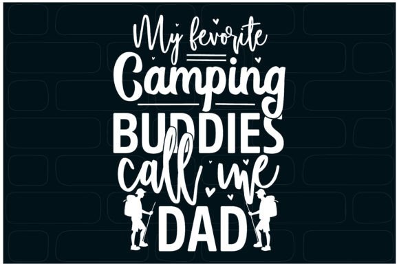 Camping Dad SVG, Adventure Shirt Grafik T-shirt Designs Von fijulanam468