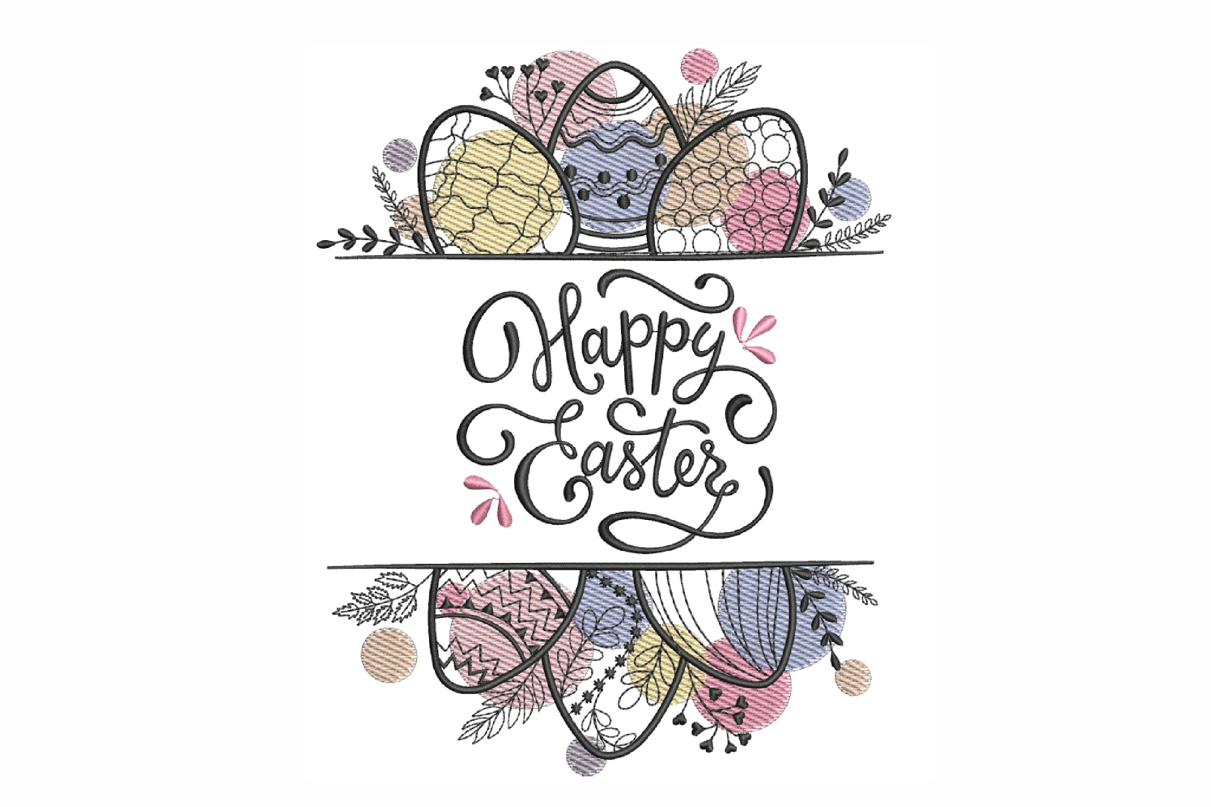 Easter Egg with Flowers