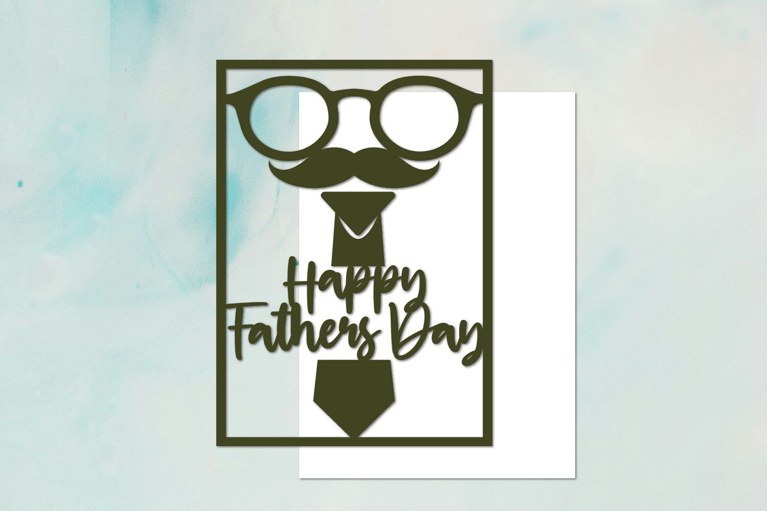 Fathers Day Papercut