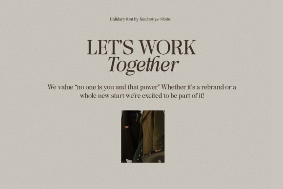 Halidary Font - Preview 1