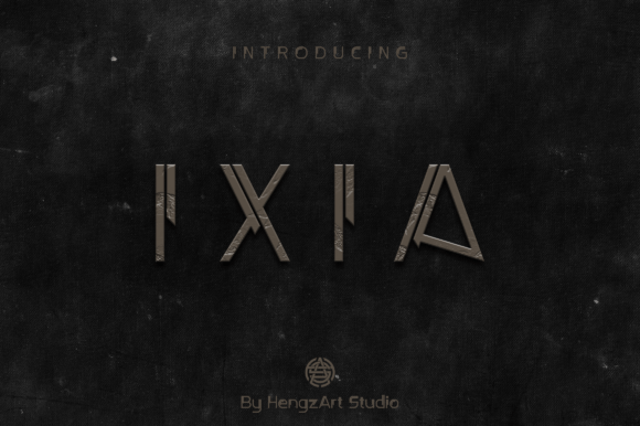 Ixia Sans-Serif-Schriftarten Schriftart Von HengzArt_Studio