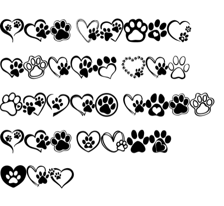 Love Footprints Font by PraewDesigns · Creative Fabrica